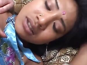 Indian teenager Triad at hand amateurs. Hard-core fastening 4